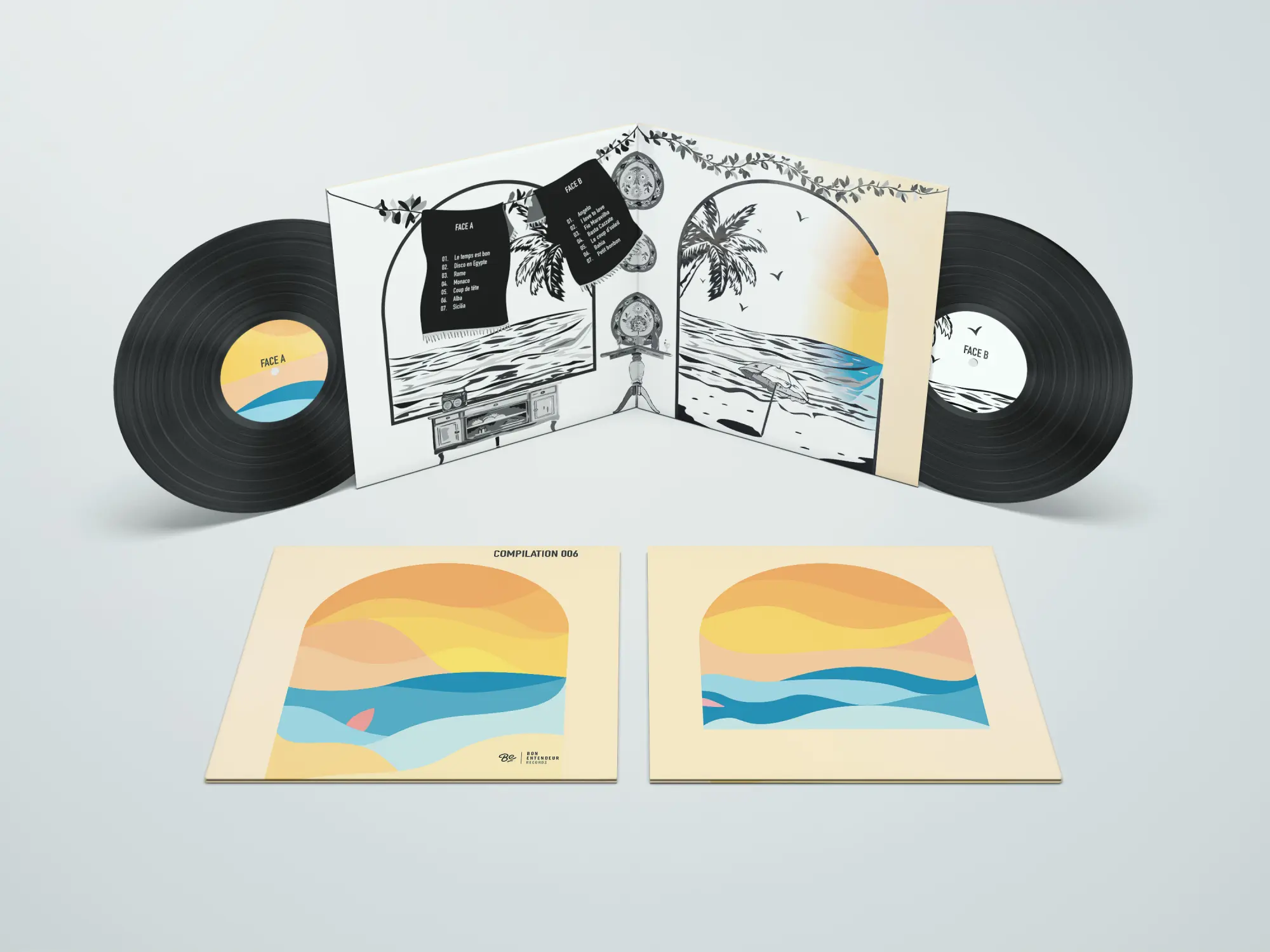 Illustration Bon Entendeur Vinyle